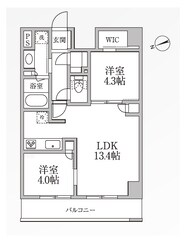 レジディア新御徒町Ⅱの物件間取画像